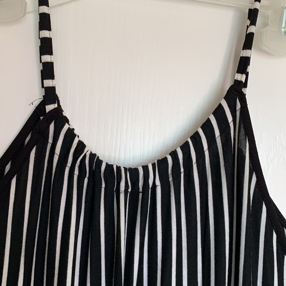 Black & White Stripe Maxi Dress - Picture 2 of 5